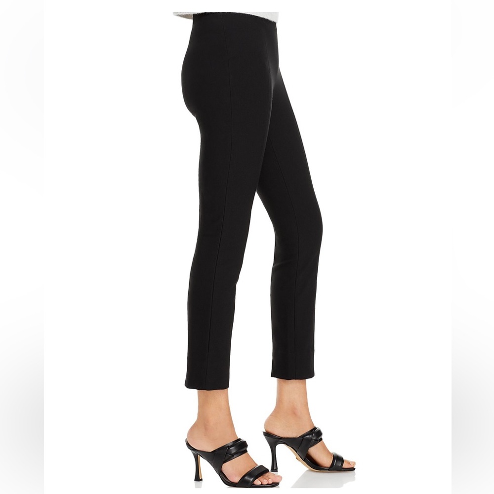 Vince Cropped Fitted Black Trouser - Picture 2 of 11